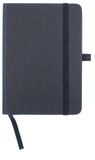 Kangaro Notitieboek A6 zwart gelinieerd PU HC 96 vel 80 gram