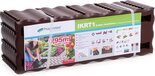 Merkloos Tuinpadplaten - grondplaten bruin - set van 8 stuks