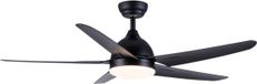 Evolar Smart Plafondventilator met Verlichting en WiFi - 132 cm - Zwart