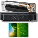 Adler A3/A4 zwarte lamineermachine met trimmer-snelle en veilige laminering, anti-stash systeem starterkit compleet