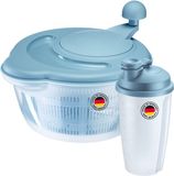 Westmark Slacentrifuge Fortuna met Dressingshaker Mixery, Blauw