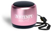 Merkloos Mini speaker bluetooth luidspreker - Compact en licht - 30 x 20 x 19,5 cm - Zwart, goud, lichtblauw of roze