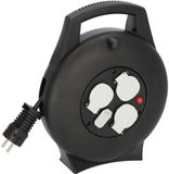 Brennenstuhl Vario Line kabelbox 3-voudig met USB / mini kabelhaspel voor gebruik binnenshuis
