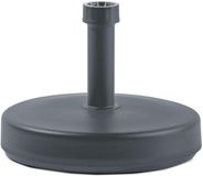 Bellatio Design Parasolvoet - Vulbaar tot 25 kg - 15L - Rond - Antraciet - Kunststof