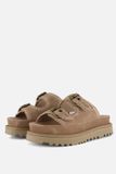 Warmbat Balgarup Exclusief Slippers taupe Suède - Maat 40