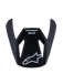 Alpinestars Visière S-M3 Solid Junior Black Matt, Taille: One Size