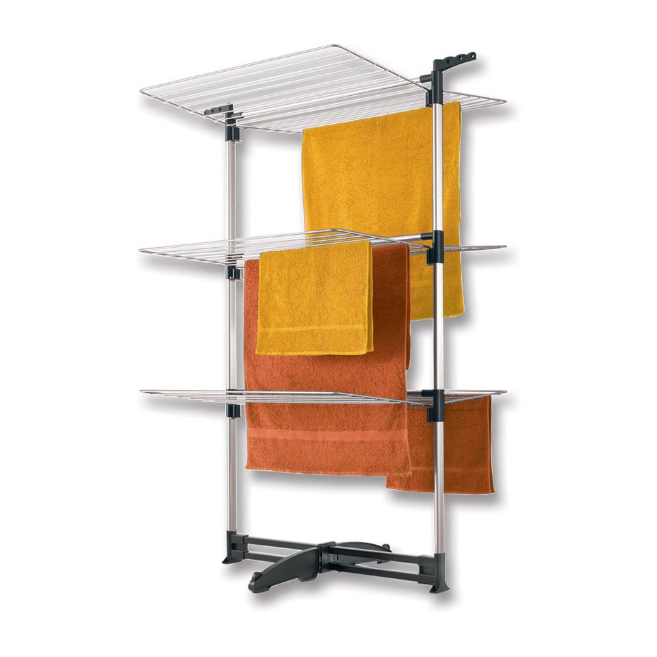 Tomado Metaltex Ciclone Droogtoren - 40m - Zilvergrijs - Inklapbaar