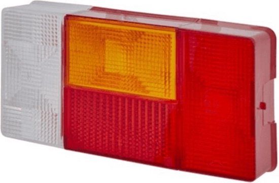 Hella - Reserveglas achterlichtunit Oranje/Rood/Wit