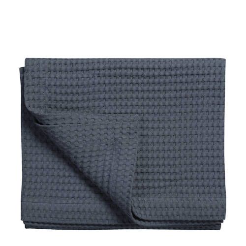 Vandyck Pique Sprei 160 x 250 cm - Donkerblauw - Katoen