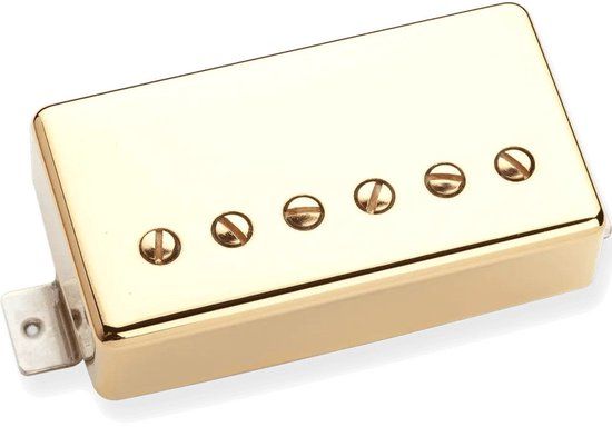 Custom Seymour Duncan SH-14 Custom 5 Humbucker Bridge Gold Cover Guitar Pickup
