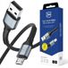 3mk Hyperkabel N-SERIES USB-A vers Micro USB 1m 12W Noir