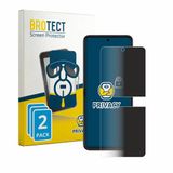 BROTECT - privacy screenprotector voor Motorola Razr 70 Plus - Folie Beschermfolie Blauwlichtfilter 2 Stuks