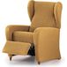 ECOMMERC3 Bi-elastische fauteuilhoes, 4-delig, ademend en eenvoudig te installeren, relaxstoelhoes, kleur mosterd, volledige bescherming en renovatie, gevoerde stijl