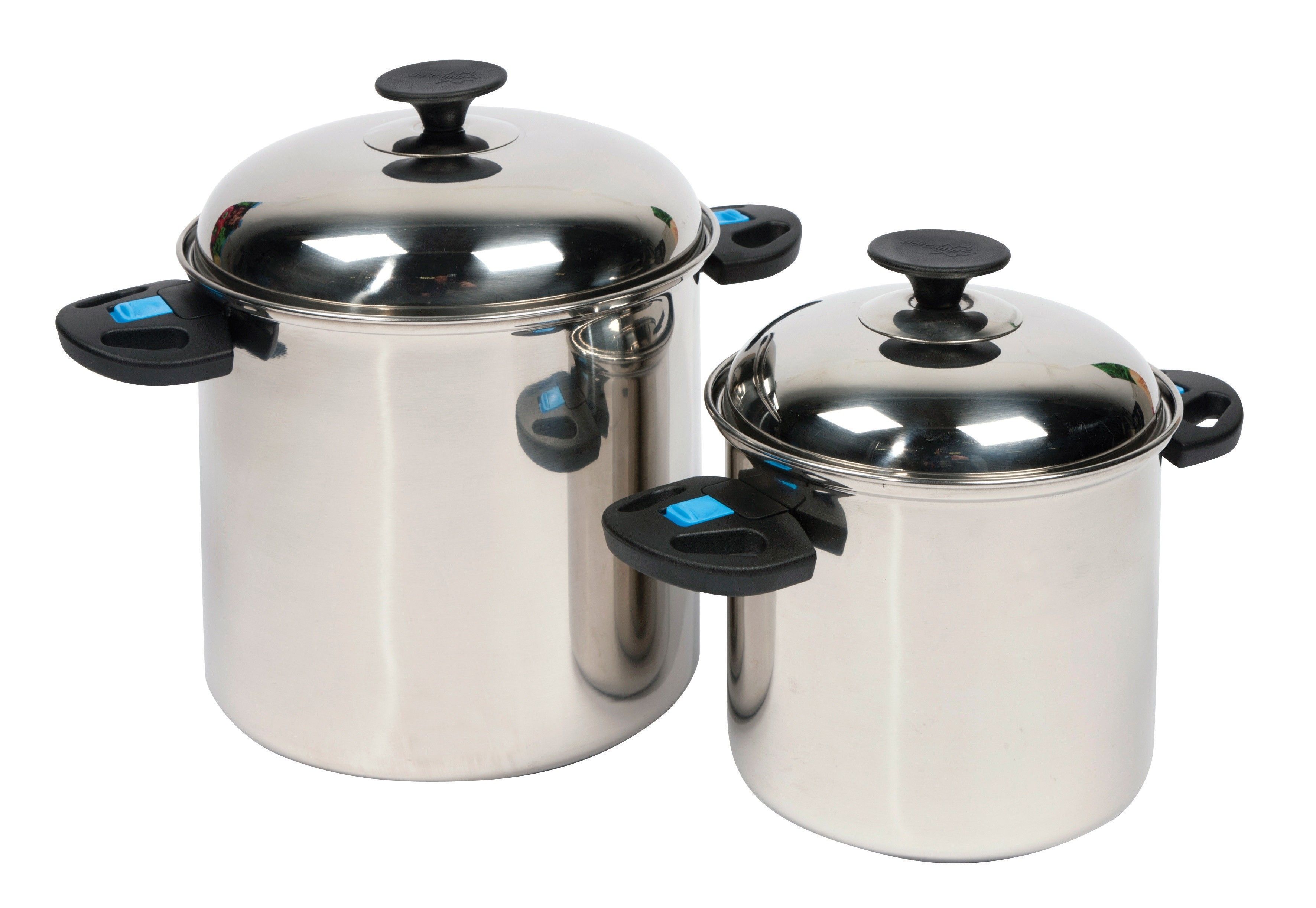 Bo-Camp Pannenset Elegance Compact 2 - RVS - 18 cm - Zilver