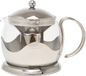 La Cafetière Izmir Theepot met Zeef, 0.66 L, Glas, Zilver