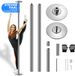 SereneLife Barre de danse – Barre de danse professionnelle – Pole dance – Portable et amovible – Réglable – Parfait pour l'entraînement, la danse et les exercices