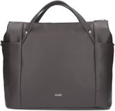Zwei Schoudertas Business tas met laptopvak Pia PI160 Stone Donkergrijs