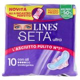 Lines Zijde Ultra Wings serviettes hygiéniques 10 pièces