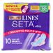 Lines Zijde Ultra Wings serviettes hygiéniques 10 pièces