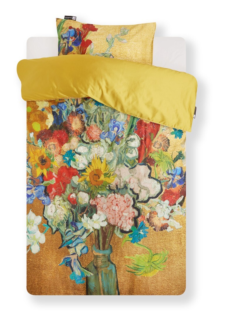 Van Gogh Museum Bouquet d'anniversaire dekbedovertrek van katoensatijn - inclusief kussensloop