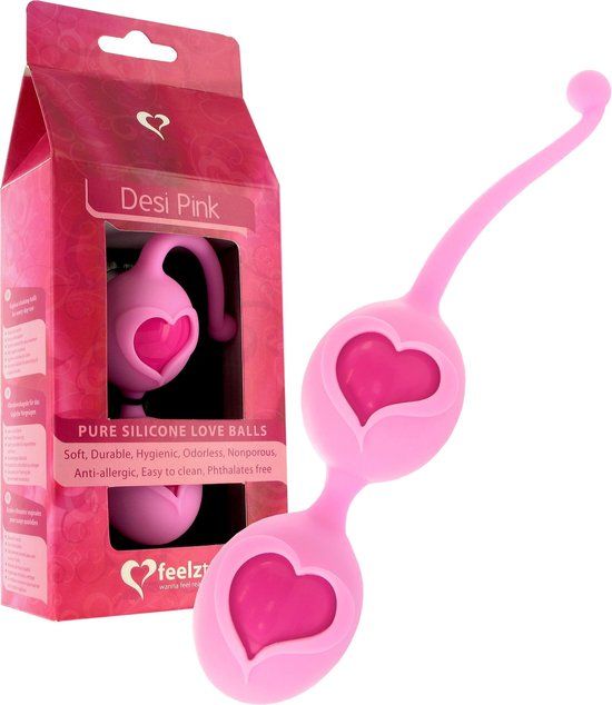 FeelzToys Desi Pink - Vagina balletjes - Roze