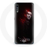 Maniacase Hoesje voor Huawei P20 Pro Lucifer Série zwarte achtergrond