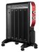Chauffage électrique en mica, 2000 watts, 2 vitesses, thermostat, protection anti-basculement