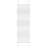 vidaXL Plissé Rolgordijn 50x100 cm Polyester Wit