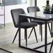 Julian Bowen set van 2 Burgess eetkamerstoelen - grijs
