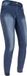 HKM Reithose Denim -Flower Crystal- 3/4 Alos Kledingmaat 170 Kinderen Vrouwen Katoen Jeansblauw