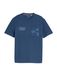 TOM TAILOR Shirt hemelsblauw / donkerblauw / wit