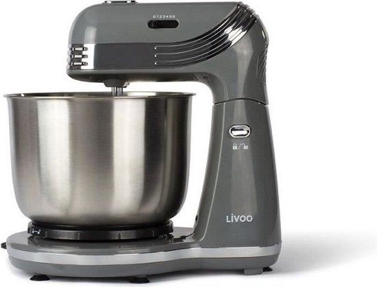 Livoo DOP137VS Keukenmixer - 800W - 3L - Grijs