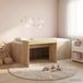 Maison Exclusive Lit superposé exclusif avec bureau pour enfants, en bois imitation chêne Sonoma, dimensions 100 x 200 cm
