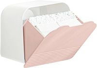 Merkloos Wandmake-up organizer - Badkamer Opbergdoos Maandverband Houder, Wandmontage Flip Double