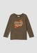 s.Oliver T-shirt Bruin Katoen Korte Mouw Aansluitend Casual Kinderen