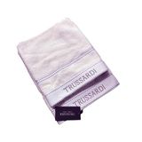TRUSSARDI Set handdoeken voor bad en bidet van katoen, wasbestendige handdoeken, inclusief 1 gezichtshanddoek 55 x 100 cm en 1 gastendoekje 40 x 60 cm, 2 handdoeken