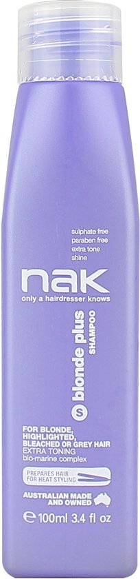 NAK - Blonde - Plus Shampoo - 100 ml