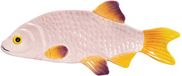Klevering Poisson 32cm Rose Terre cuite