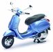 Vespa Primavera, scooter op schaal 1:12, lichtblauw, van gegoten metaal
