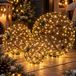Anna's Collection Boules lumineuses - set de 3 - D18, D25 et D35 cm - led - métal