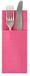 PAPSTAR Bestekservetten ROYAL Collection 40 x 30 cm FSC bestekzakjes fuchsia/rose. (50 stuks)