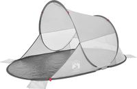 vidaXL Strandtent pop-up waterdicht grijs
