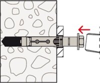 Fischer Veiligheidsanker FH II 12/10 S M8 x 90 mm - 50 stuks