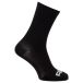 AGU Solid - Fietssokken - Meryl Skinlife - 22 cm - Ademend - Verdikt voetbed - Geventileerde wreef - Zwart - Unisex - S/M