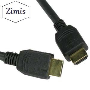 Zimis 5 meter HDMI-naar-HDMI-kabel - Premium vergulde HDMI-kabel voor Full HD/HD Ready tv's - 5 meter