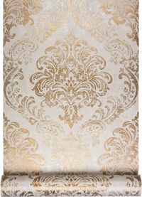 A.S. Création Barok Ornamenten Behang | Klassiek - goud roomwit