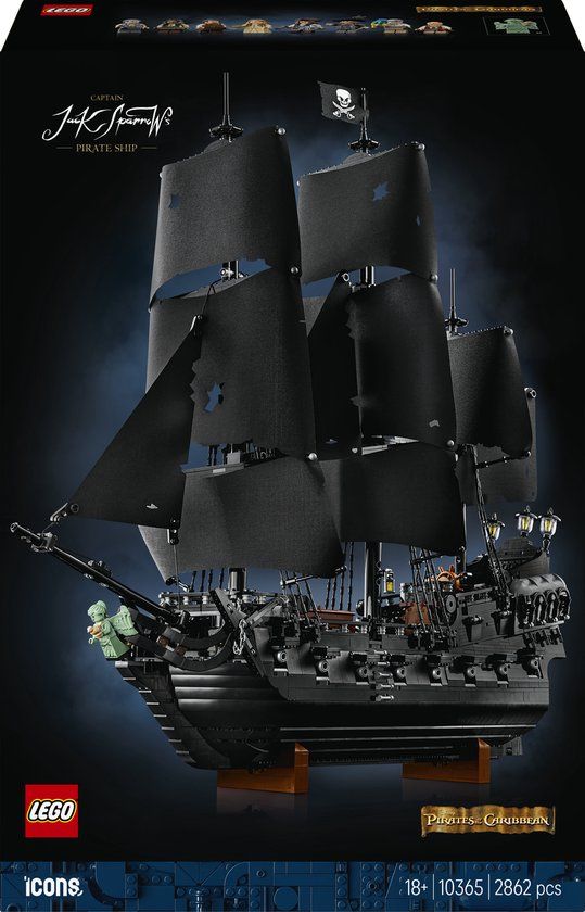 LEGO® Icons Pirates of the Caribbean - Het Piratenschip van Kapitein Jack Sparrow - 10365