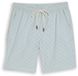 Tom Tailor Seersucker zwemshort met streepjesmotief - Maat S - blue beige vertical stripe