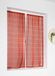 LINDER Glazen met touw, polyester, terracotta, 55 x 120 cm