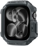 Spigen Rugged Armor 2 Hoesje - Geschikt voor Apple Watch 11/10 46MM - Bumper Case Matte Grijs